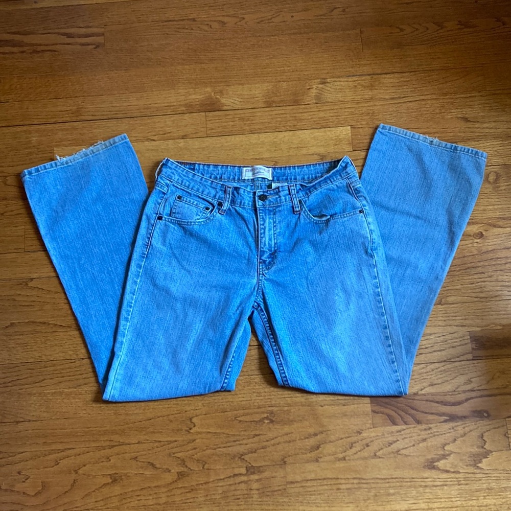 Levi Strauss low rise blue bootcut jeans. Size 10 medium.